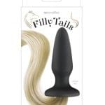 Plug Anal 10.5 cm. Con Cola De Unicornio Rubio