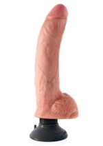 Vibrador 26 cm. King Cock Real con Testiculos. - Imagen 2
