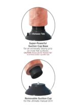 Vibrador 26 cm. King Cock Real con Testiculos. - Imagen 3