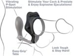 Anillo Vibrador con Plug Anal Fantasy C-Ringz. - Imagen 4