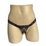 Tanga Seductora en Encaje Abierta. Mariposa Traviesa.