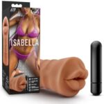 Masturbador Realista Con Vibración Isabella - Color Mocha.