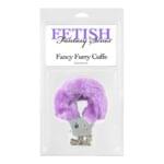 Esposas Recubiertas en Peluche Brillante Morado.