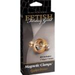 Pinzas Magneticas para Pezones Fetish Fantasy Gold.
