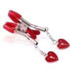 Pinzas Para Pezones con Corazones Rojos. - Imagen 2