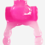 Anillo Siliconado Vibrador con Estimulación de Conejito Rosado.