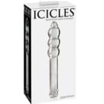 Consolador de Cristal 17 cm. Doble Punta No. 10.