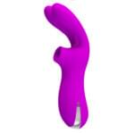 Vibrador y Succionador Pretty Love Ralap 16 cm. - Conejo Succionador Recargable. - Imagen 3
