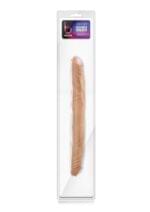 Consolador Doble Placer 35 cm. B Yours 14" Beige. - Imagen 2