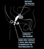 Estimulador de Próstata Prostimulator VX1 12 cm. - Negro - Imagen 5