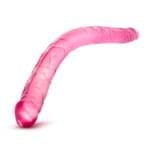 Consolador Doble Placer 40 cm. B Yours 16" Rosado. - Imagen 5