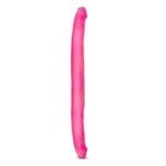 Consolador Doble Placer 40 cm. B Yours 16" Rosado. - Imagen 3