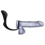 Anillo con Plug Anal Estimulador de Prostata "Adventures " - Negro - Imagen 4
