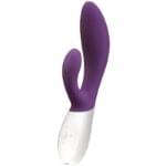 Vibrador de Lujo Lelo Ina Wave - Plum 20 cm. Estimulacion Punto G y Clitoris. - Imagen 2