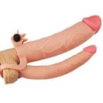Extension Lovetoy Pleasure X-tender 3'' (7.5 cm) Realística Doble Estimulacion - Imagen 2