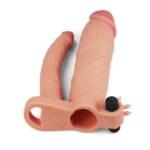 Extension Lovetoy Pleasure X-tender 3'' (7.5 cm) Realística Doble Estimulacion - Imagen 3