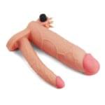 Extension Lovetoy Pleasure X-tender 3'' (7.5 cm) Realística Doble Estimulacion - Imagen 4