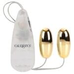 Huevo Vibrador Doble Pocket Exotic Dorados - Imagen 2