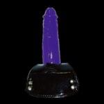 Arnés 15 cm. Con Dildo En Silicona - Purpura