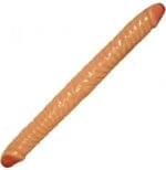 Consolador Doble Placer 38 cm. - Beige. - Imagen 2