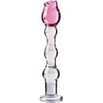 Consolador de Cristal Forma De Rosa - Imagen 3