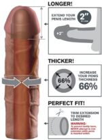 Funda Realística con Extensión Fantasy-X Mega 2"Mulato. - Imagen 2