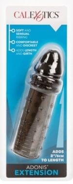 Extensión de Pene Color Humo con Puntos de Estimulación Adonis.
