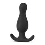 Plug anal - "Adventures Platinum - Plug Curve - Negro - Imagen 2