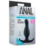 Plug anal - "Adventures Platinum - Plug Curve - Negro