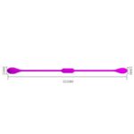 Vibrador Doble Recargable Flexible 65.5 cm. Dream Lover´s Whip. - Imagen 6