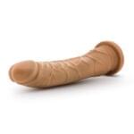 Consolador 22 cm. con Succión - "Dr. Skin" - Bronceado. - Imagen 6