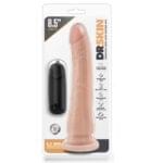 Vibrador Dr. Skin Realista con Succión 22 cm. Piel.