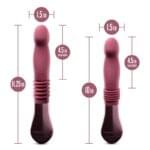 Temptasia - Trixie - Thrusting Dildo - Wine - Imagen 3