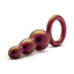 Anal Adventures Matrix 14 cm.- Beaded Loop Plug - Copper - Imagen 3