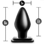 Plug Adventures - XXL - Negro 15 cm. - Imagen 4