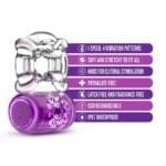 Anillo Vibrador Recargable Play With Me - Purple - Imagen 4