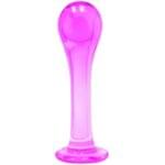 Dildo en Cristal 11.5 cm. Droplet Rosado. - Imagen 2