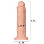 Consolador Realistico 27 cm. Long Dildo Love Toy. - Imagen 6