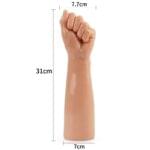 Consolador Realistico 31 cm. King Size Bitch Fist Love Toy. - Imagen 4