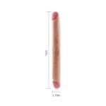 Consolador Doble Punta 43 cm. Realistic Slim Ultra Love Toy. - Imagen 4