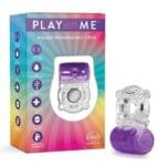 Anillo Vibrador Recargable Play With Me - Purple - Imagen 2