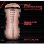 Masturbador Realista Copa Stroker Autolubricante. - Imagen 4