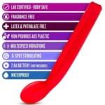 Vibrador 22 cm. - Punto G Sexy Tings Rojo - Imagen 7