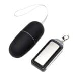 Huevo Vibrador 7 cm. con control Remoto Negro.