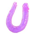 Consolador 23 cm. Doble Penetración Morado. (Bulk) - Imagen 2