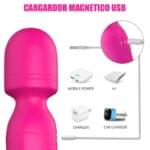 Vibrador Masajeador Recargable con Temperatura Iris. - Imagen 5