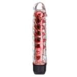 Vibrador 15 cm. en Silicona Traslucida Multivelocidad.