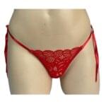 Panty en Encaje con Cintas Color Blanco. - Imagen 2