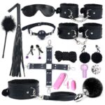 kit de Bondage Negro. 15 Pcs.