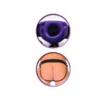 Arnés 15 cm con Vibracion y Orificio Color Purpura. - Imagen 3